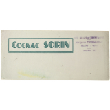 Buvard publicitaire. Cognac Sorin.