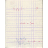 Cahier du jour