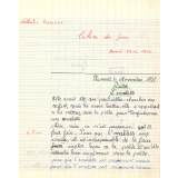 Cahier du jour