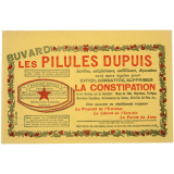 Buvard publicitaire. Les Pilules Dupuis. 