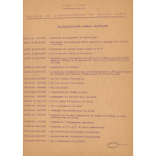 Réforme de l'enseignement du second degré. Décrets, arrêtés et circulaires entre 1937 et 1939.