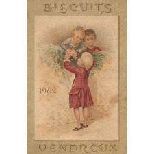 Calendrier. Biscuits Vendroux. 