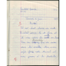 Cahier du jour