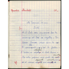 Cahier du jour