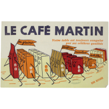Buvard publicitaire. Le café Martin.