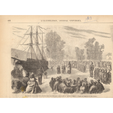 Bénédiction de la corvette d'instruction destinée aux pupilles de la marine, à Brest.