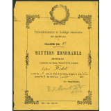 2 billets de mention honorable - Petit-Séminaire et Collège diocésain de Saint-Lô
