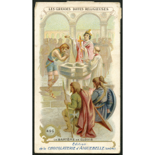 Image publicitaire - Chocolaterie d'Aiguebelle - 496 Le baptême de Clovis