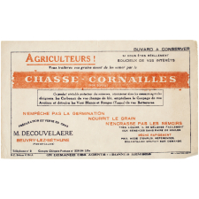 Buvard publicitaire. Chasse - Cornailles.