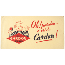 Buvard publicitaire. Chocolat Cardon. 