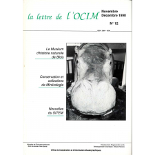Le Muséum d'histoire naturelle de Blois ; Conservations et collections de Minéralogie ; Nouvelles du SITEM