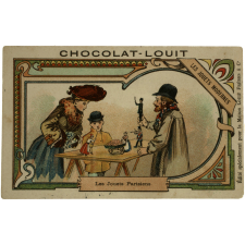 Cartes réclame. Chocolat-Louit. Les jouets modernes