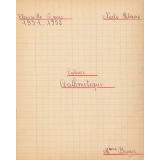 Cahier Arithmétique