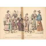 Costumes. Modèles de vêtements. 