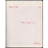 Cahier du jour
