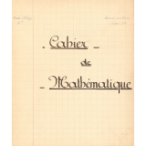 Cahier de mathématiques