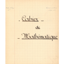 Cahier de mathématiques