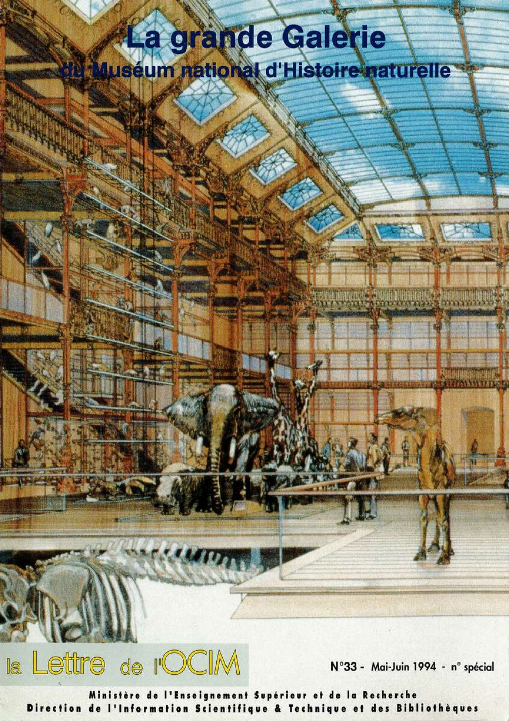 La grande Galerie du Muséum national d'Histoire naturelle