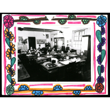 Photos de classe de perfectionnement de filles, école Michelet, Troyes.