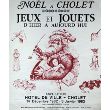 Noël à Cholet. Jeux et jouets d'hier à aujourd'hui. Exposition. Hôtel de Ville. Cholet.