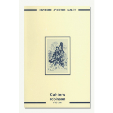Cahiers Robinson. Diversité d'Hector Malot. N°10, 2001