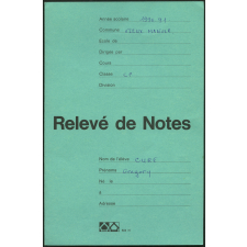 Relevé de notes