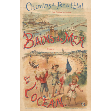 Bains de mer de l'océan. Les Sables d'Olonne. Royan.