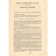 Ministère de l'instruction publique et des cultes. Règlement du 7 octobre 1850, relatif aux instituteurs primaires. Règlement du 30 décembre 1850, relatif aux pensionnats primaires.