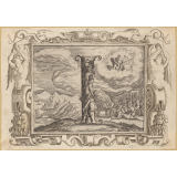 Alphabet anthropomorphe de Paulini. Ifigigenia condotta al Sagrificio.