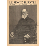 Le Monde Illustré : mort de M. Pasteur