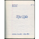 Cahier d'anglais