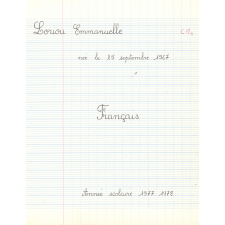 Cahier du jour