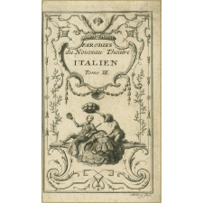 Parodies du Nouveau théâtre italien. L'Amour médecin. et autres ouvrages. Illustrations.