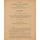 Chambre des Députés. Rapport fait au nom de la Commission de l'Enseignement et des Beaux-Arts, sur le projet de loi portant modifications à l'article 14 de la loi du 28 mars 1882 sur l'enseignement primaire obligatoire.
