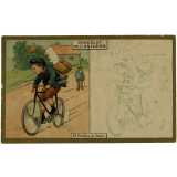 Carte réclame. Chocolat de l'Univers. Modèles de dessins.