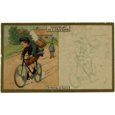 Carte réclame. Chocolat de l'Univers. Modèles de dessins.