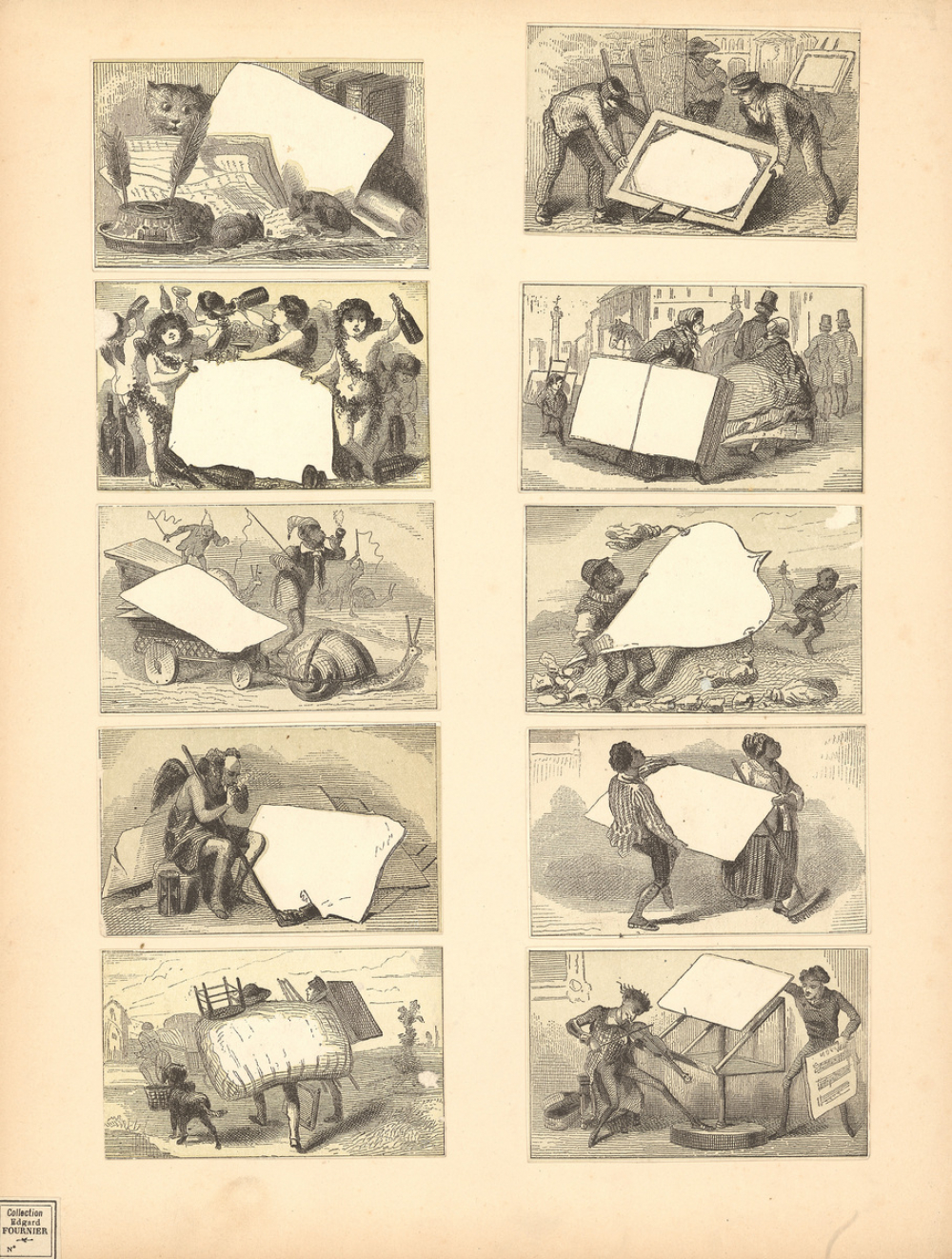 Cartes de visite pour enfants. 
