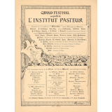 Programme du Grand Festival au profit de l'Institut Pasteur