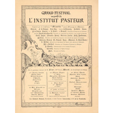 Programme du Grand Festival au profit de l'Institut Pasteur