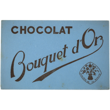 Buvard publicitaire. Chocolat Bouquet d'Or.