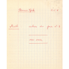 Cahier du jour