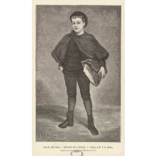 Retour de l'école. Salon de 1884.