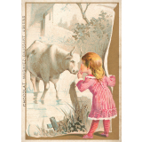 Cartes réclame. Chocolat Magniez-Baussart. Portraits d'enfants. 
