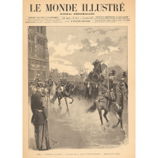Le Monde Illustré : funérailles de Pasteur