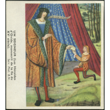 Image d'histoire - Enluminure - Un seigneur (Les Héroïdes d'Ovide, manuscrit de la fin du XVe siècle)