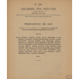 Proposition de loi tendant à la création de l'inspection médicale dans les écoles primaires publiques et privées. 