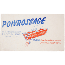 Buvard publicitaire. Poivrossage.