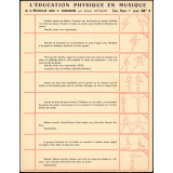 L'éducation motrice en musique à l'école du premier degré.  Cours moyen 1ère année. .