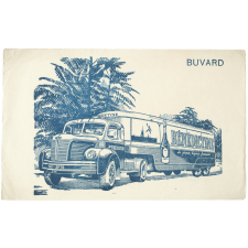 Buvard publicitaire. Bénédictine. Camion.