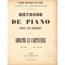 Méthode de piano pour les enfants ; L'alphabet : 25 études très faciles et sans octaves pour piano servant de complément à la méthode pour les commençants
 